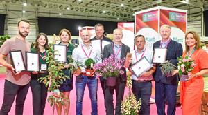 Winners of the seven best in category awards at HTA National Plant Show 2026